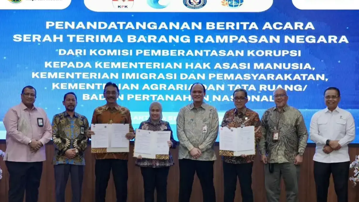 Terima Barang Rampasan Negara dari KPK, Sekjen ATR/BPN: Untuk Mendukung Layanan kepada Masyarakat