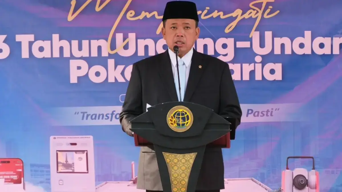 Pesan Menteri Nusron di Peringatan HANTARU 2026: Transformasi, Melayani Lebih Pasti Jadi Kerja Sehari-hari