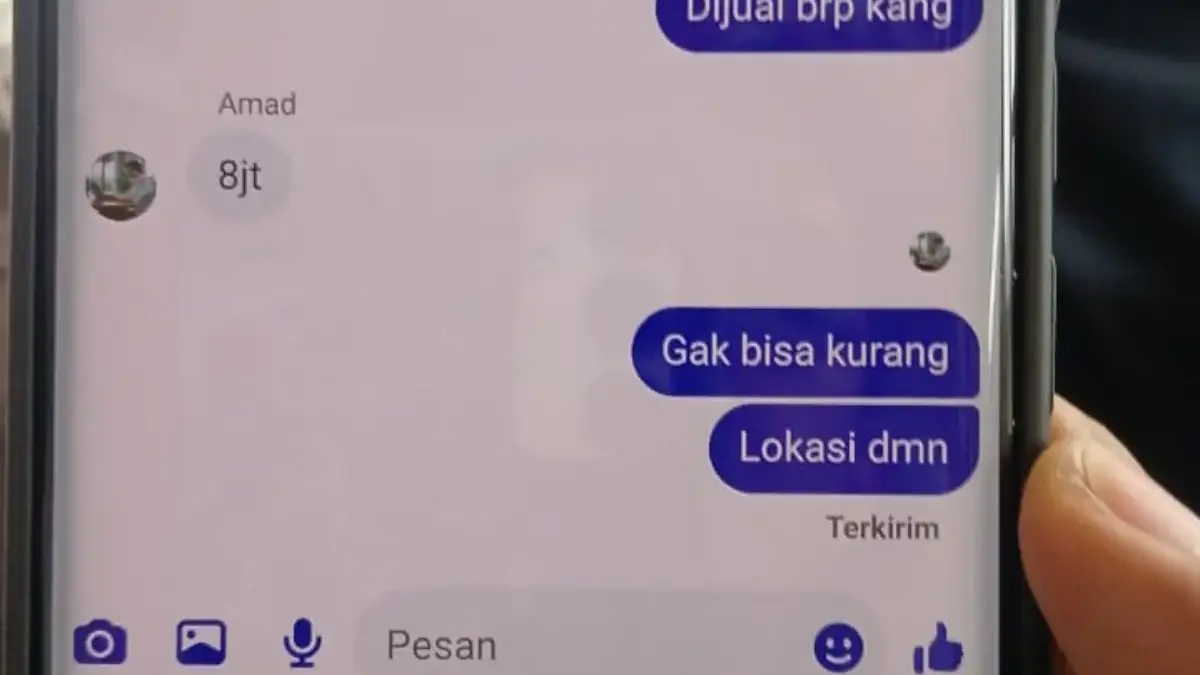 Becak listrik pemberian Presiden RI, Prabowo Subianto dijual melalui kanal marketplace media sosial seharga Rp