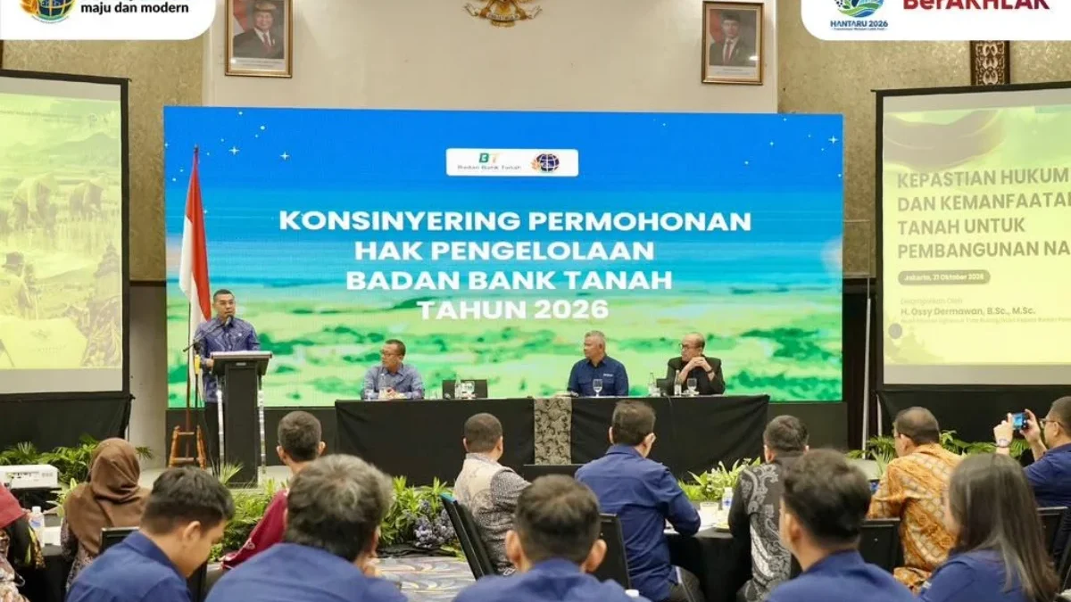 Konsinyering HPL Badan Bank Tanah, Wamen Ossy Ingatkan Soal Keseimbangan Kecepatan Layanan dan Kepastian Hukum Konsinyering HPL Badan Bank Tanah, Wamen Ossy Ingatkan Soal Keseimbangan Kecepatan Layanan dan Kepastian Hukum