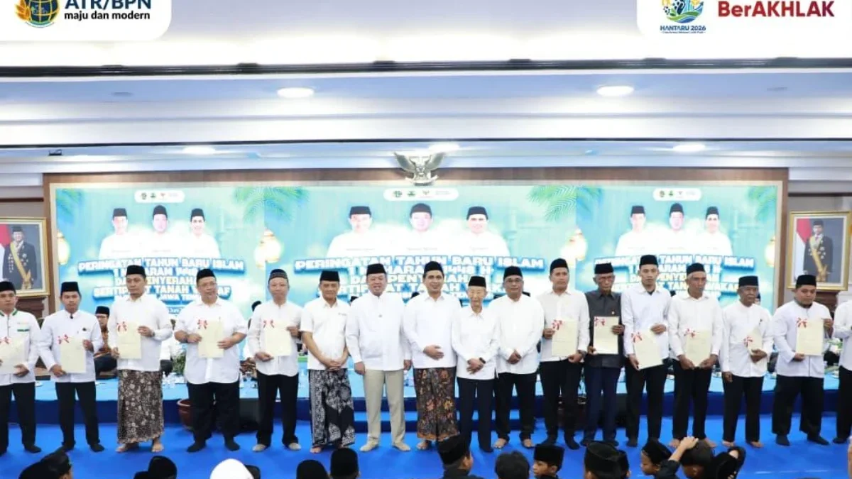 Kementerian ATR/BPN Sertipikasi Lebih dari 50 Ribu Tanah Wakaf dalam Periode Dua Tahun Kabinet Merah Putih